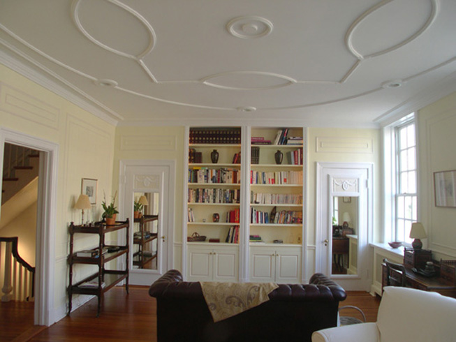 Library on the second floor