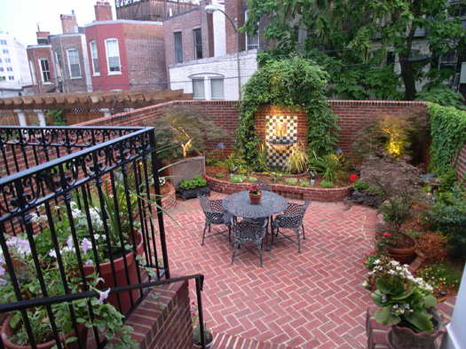 Renovated terrace  off dining room adn breakfast area